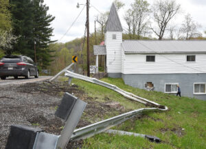 Truck crashes into Canyon Church
